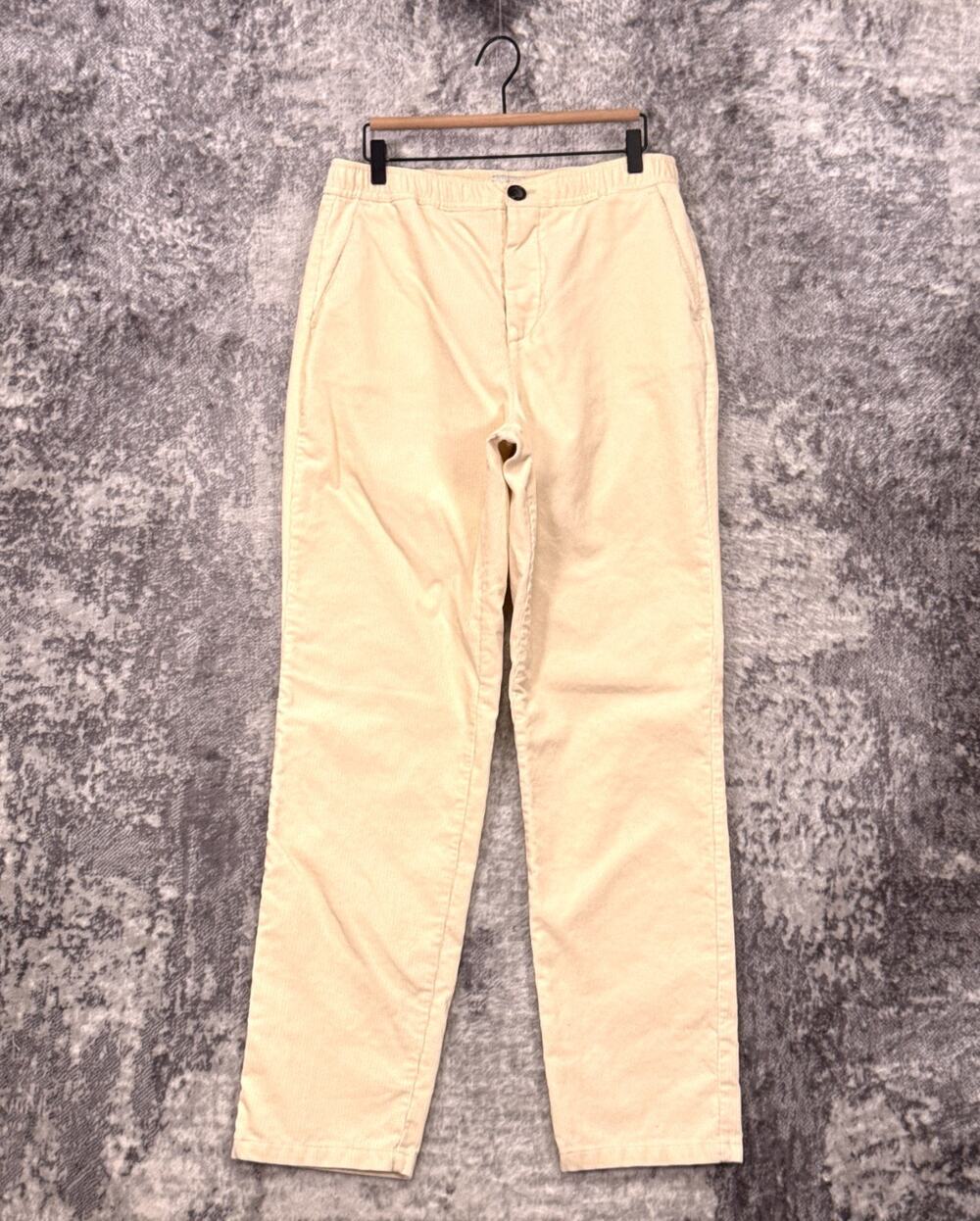 Oliver Spencer Pants XL Mens Corduroy High Rise Straight Trouser